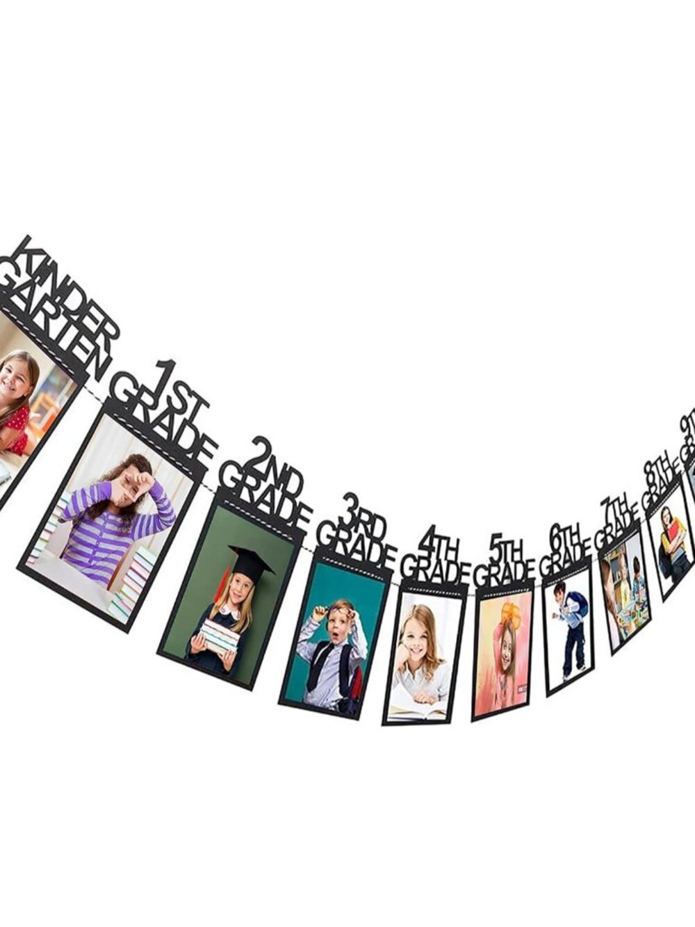 Graduation Photo Banner for Party Decoration, Including Kindergarten to 12th Gra